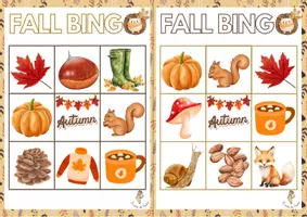 Vista previa - Juegos / Gamificación - BINGO DE OTOÑO - página 3