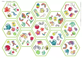 Vorschau - Spiele - Wortschatzaufbau (DaZ) – Frühling – Finde den Zwilling - Seite 1