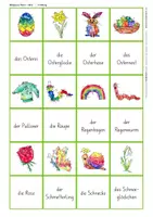 Vorschau - Spiele - Wortschatzaufbau (DaZ) – Frühling – Bildpaare - Seite 2