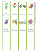 Vorschau - Spiele - Wortschatzaufbau (DaZ) – Frühling – Bildpaare - Seite 3