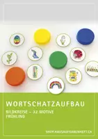 Vorschau - Spiele - Wortschatzaufbau (DaZ) – Frühling – Bildkreise - Deckblatt