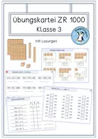 Vorschau - Aufgabenkarten - Übungskartei ZR 1000 - Deckblatt