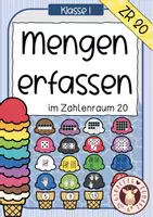 Vorschau - Unterrichtsreihen - Eisbecher - Mengen erfassen Zahlenraum 20 - Deckblatt