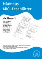 Vorschau - Arbeitsblätter - Miamaus -Leseblätter ab Klasse 1 - Deckblatt