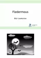 Vorschau - Bildkarten - Fledermaus Bild-Lesetexte - Deckblatt