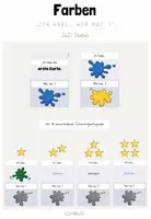 Vorschau - Spiele - DaZ: "Ich habe... Wer hat...?" zum Thema "Farben" (Kl.1-4) - Deckblatt