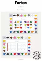 Vorschau - Spiele - DaZ: Bingo zum Thema "Farben" (Kl.1-4) - Deckblatt