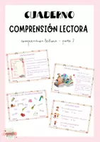 Vista previa - Hojas de trabajo - CUADERNO COMPRENSIÓN LECTORA PARTE 2 - Portada