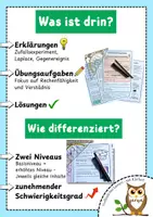 Vorschau - Arbeitsblätter - Zufallsexperimente & Laplace (einstufig) Kl. 7-9 | + Lösungen - Seite 1