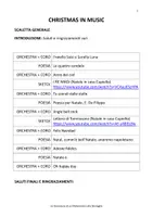 anteprima - Materiale di supporto/inclusione - SPETTACOLO DI NATALE: CHRISTMAS IN MUSIC - Pagina 1
