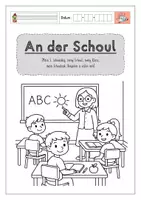 Vorschau - Arbeitsblätter - An der Schoul - Mapp fir am Lëtzebuergeschcours - Deckblatt