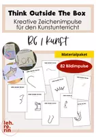 Vorschau - Mal- und Bastelvorlagen - Materialpaket “Think Outside the Box” (82 Impulse) | BG/Kunst - Deckblatt