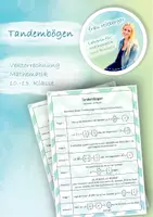 Vorschau - Arbeitsblätter - Tandembogen - Punkte auf einer Geraden - Deckblatt