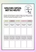 Vorschau - Arbeitsblätter - Umgang mit Gefühlen – Emotionen wahrnehmen und gesunde Strategien finden - Seite 3