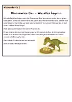 Vorschau - Fördermaterial/Inklusion - Dinosaurier Kartei. Wissenskartei mit Steckbrief Vorlage - Seite 3