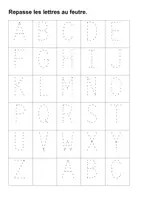 Aperçu - Apprentissages en autonomie - LES LETTRES pointillés (maternelle, CP, inclusion) - Page de couverture