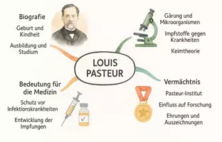 Vorschau - Arbeitsblätter - Arbeitsblätter "Louis Pasteur" + Lösung & MP3 + Mindmap + Infografik - Seite 2