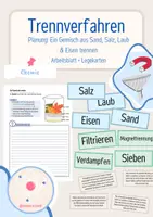 Vorschau - Arbeitsblätter - Stofftrennung - Sand-Salz-Gemisch - Deckblatt
