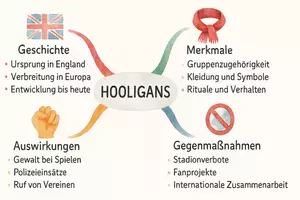 Vorschau - Arbeitsblätter - Arbeitsblätter zum Thema "Hooligans" + Lösung & MP3 + Mindmap + Infografik - Seite 2