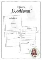 Vorschau - Stundenentwürfe - Religion/ Ethik - Flipbook "Buddhismus" (Kl. 7-9) - Deckblatt