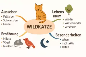 Vorschau - Arbeitsblätter - Arbeitsblätter zum Thema "Wildkatze" + Lösung & MP3 + Mindmap + Infografik - Seite 2