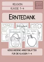Vorschau - Arbeitsblätter - Religion: ERNTEDANK - Materialsammlung (Klasse1-4) - Deckblatt
