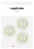 Vorschau - Arbeitsblätter - Legekreise Haustiere - Dreifachdifferenziert - Deckblatt