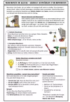 Vorschau - Arbeitsblätter - Kräfte Maschinen Mechanik Physik - Maschinen im Alltag - Seite 1