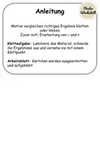 Vorschau - Arbeitsblätter - Klettaufgabe: Sankt Martin - Gleich oder nicht gleich? - Seite 1