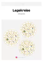Vorschau - Spiele - Legekreise Schulsachen - Dreifachdifferenziert - Deckblatt