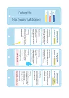 Vorschau - Merkblätter - Nachweisreaktionen / Nachweise in der Chemie - Hilfefächer - Seite 1