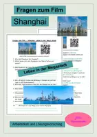 Vorschau - Arbeitsblätter - Fragen zum Film - Shanghai: Leben in der Mega-Stadt (Thema Asien) - Deckblatt