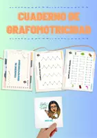 Vista previa - Refuerzo / NEE / Materiales de apoyo - Cuaderno de grafomotricidad (+40 páginas) - Portada