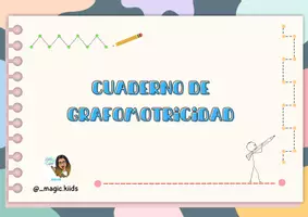 Vista previa - Refuerzo / NEE / Materiales de apoyo - Cuaderno de grafomotricidad (+40 páginas) - página 1