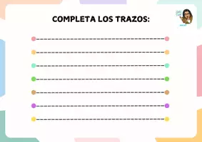 Vista previa - Refuerzo / NEE / Materiales de apoyo - Cuaderno de grafomotricidad (+40 páginas) - página 3