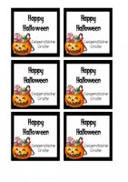 Vorschau - Mal- und Bastelvorlagen - Halloween Süßigkeiten Geschenke Grundschule Sek I Deutsch - Seite 3