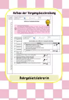 Vorschau - Arbeitsblätter - Vorgangsbeschreibung Aufbau - Deckblatt