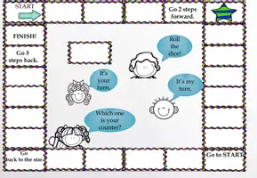 Vorschau - Spiele - English Board game Coronaferien Homeschooling - Deckblatt
