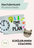 Vorschau - Arbeitsblätter - Nachdenkzeit Pünktlichkeit Lerncoaching Coaching Verspätung LEG - Deckblatt