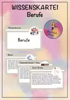 Vorschau - Präsentationen/Tafelbilder - Wissenskartei-Beurfe-Allgemeinwissen - Deckblatt