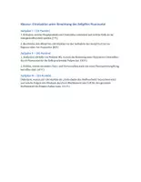 Vorschau - Arbeitsblätter - Klausur: Citratzyklus - Deckblatt