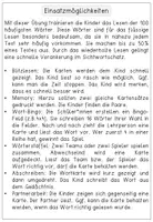 Vorschau - Bildkarten - Blitzlesen - 100 häufigste Wörter - Wortkarten mit Blanko-Vorlage - Seite 1