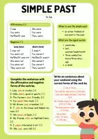 Vorschau - Arbeitsblätter - Simple Past - to be (positive/negative sentences) - Seite 1