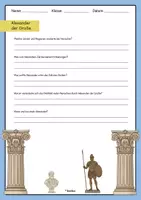 Vorschau - Arbeitsblätter - Antikes Griechenland - Alexander der Große (mit Differenzierung) - Seite 3
