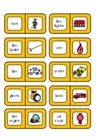 Vorschau - Spiele - Domino - At the fire station - Vokabelspiel - Seite 1