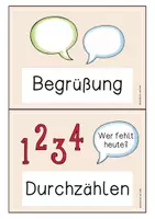 Vorschau - Merkblätter - Moderationsfächer für den Morgenkreis l Moderationskarten - Seite 3
