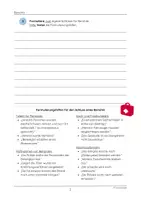 Vorschau - Arbeitsblätter - Den Schluss eines Berichts schreiben - Seite 3