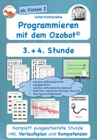 Vorschau - Stundenentwürfe - Ozobot - 3. + 4. Stunde - Deckblatt