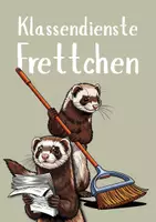 Vorschau - Poster - 8 Klassendienste für die Frettchenklasse - Deckblatt