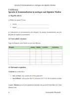 Vorschau - Stundenentwürfe - Sprache & Kommunikation in analogen und digitalen Medien – Einführung mit Arbeitsaufträgen (inkl. Lösungen) - Seite 3